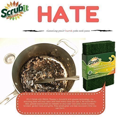 Scouring Pads (4 Count)