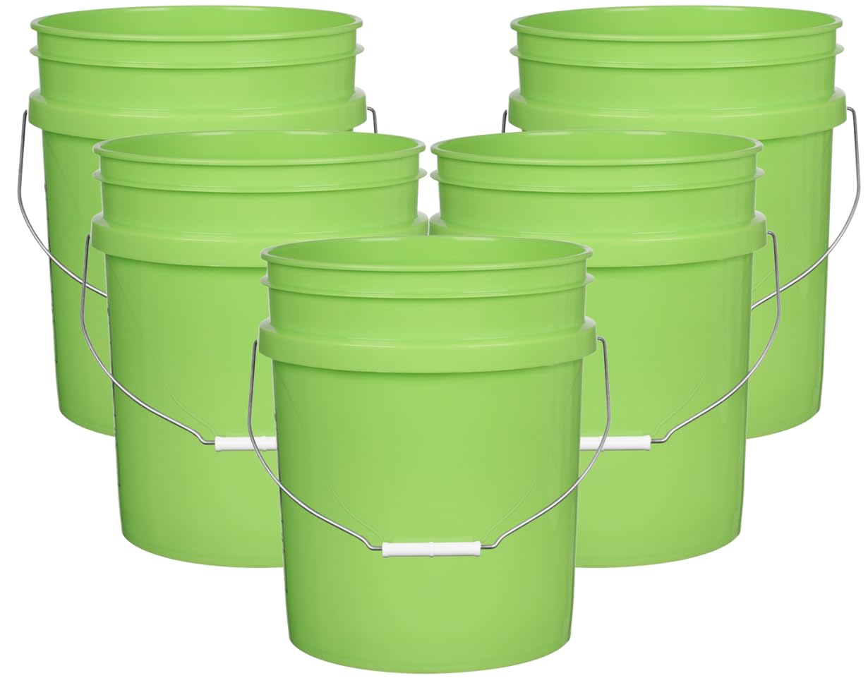 5 Gallon Premium HPDE Plastic Bucket