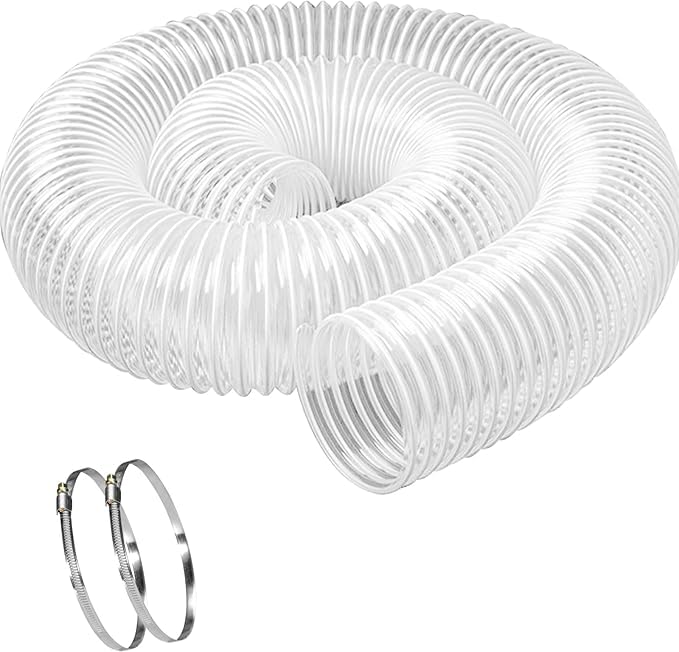 5" x 10' PVC Dust Collection Hose