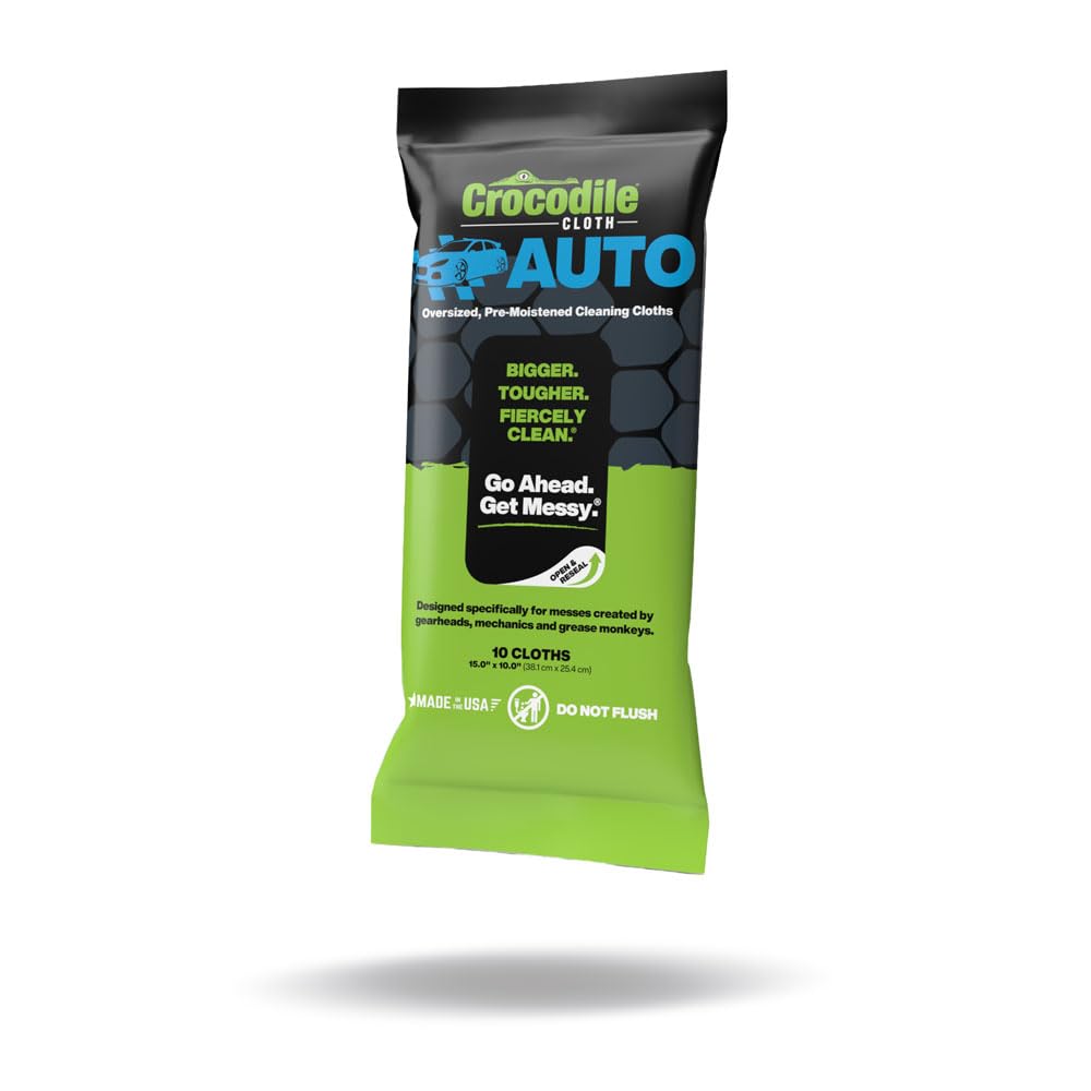 Auto Degreasing Hand & Tool Wipes (10 Count)