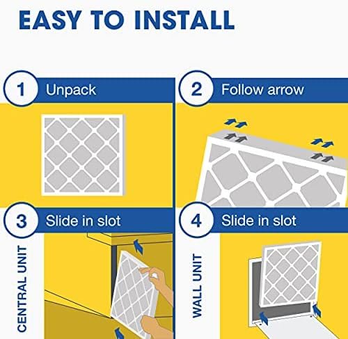 Air Filter 20x30x1 MERV 11 AC Filter (4 Count)