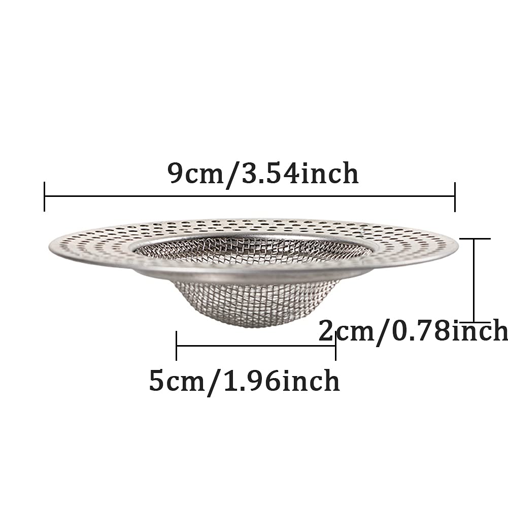 2pcs Heavy Duty Stainless Steel Slop Basket Filter Trap (2 Count)