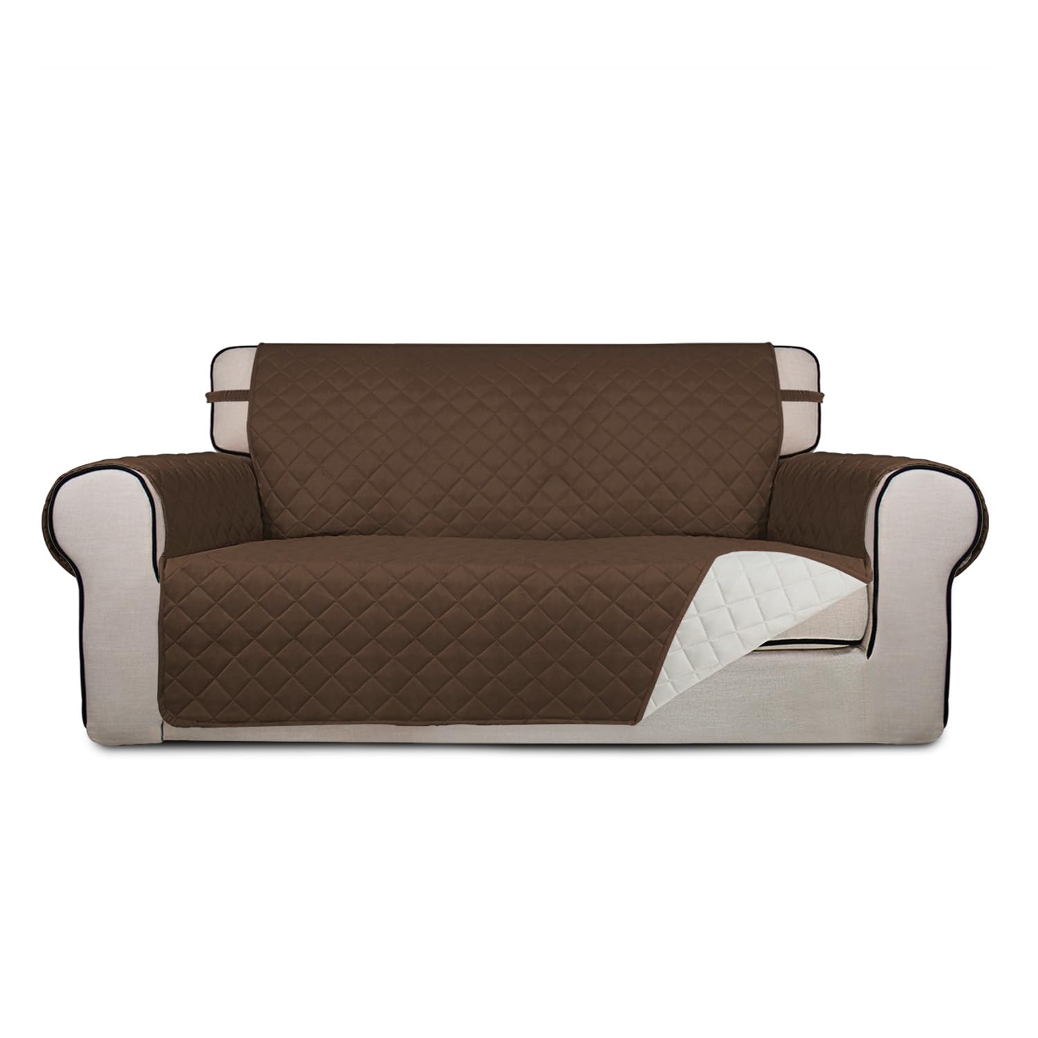 Reversible Quilted Couch Covers for Dogs Loveseat Sofa Cover 54"