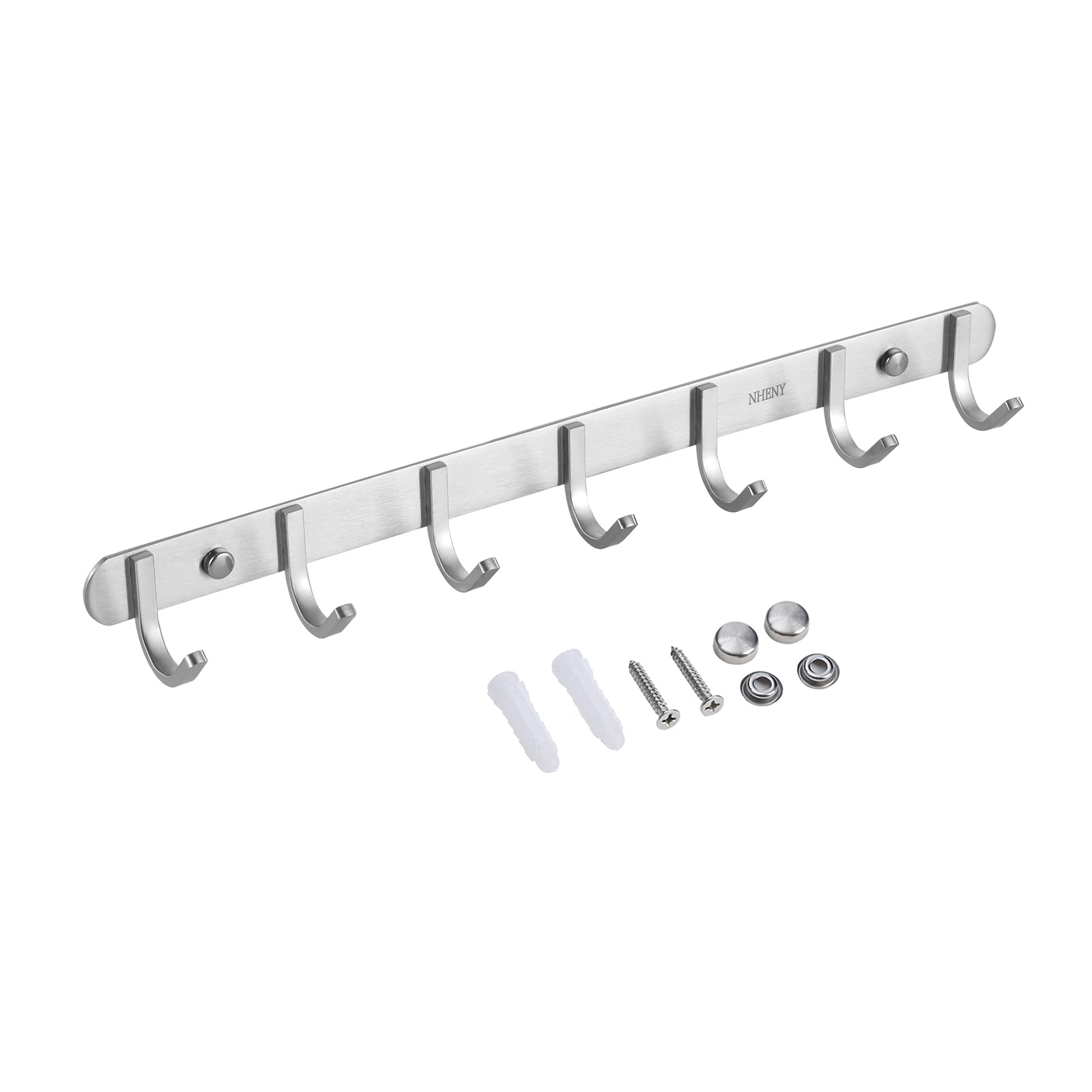 304 Stainless Steel Brushed Nickel Coat Hook Hanger Wall Mounted 17