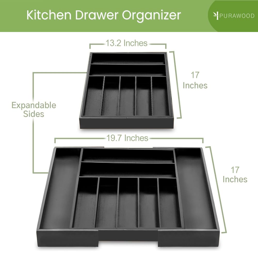 Bamboo Drawer Organizer