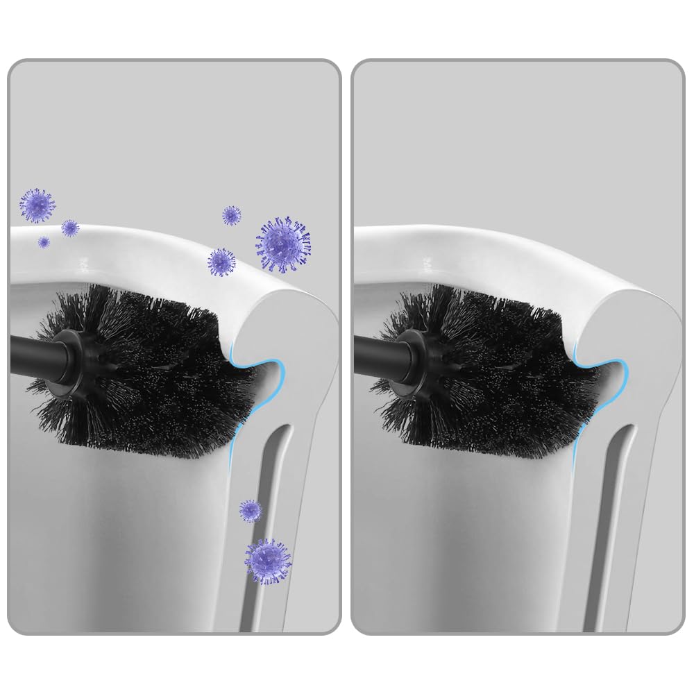 Stainless Steel Toilet Brush with Holder