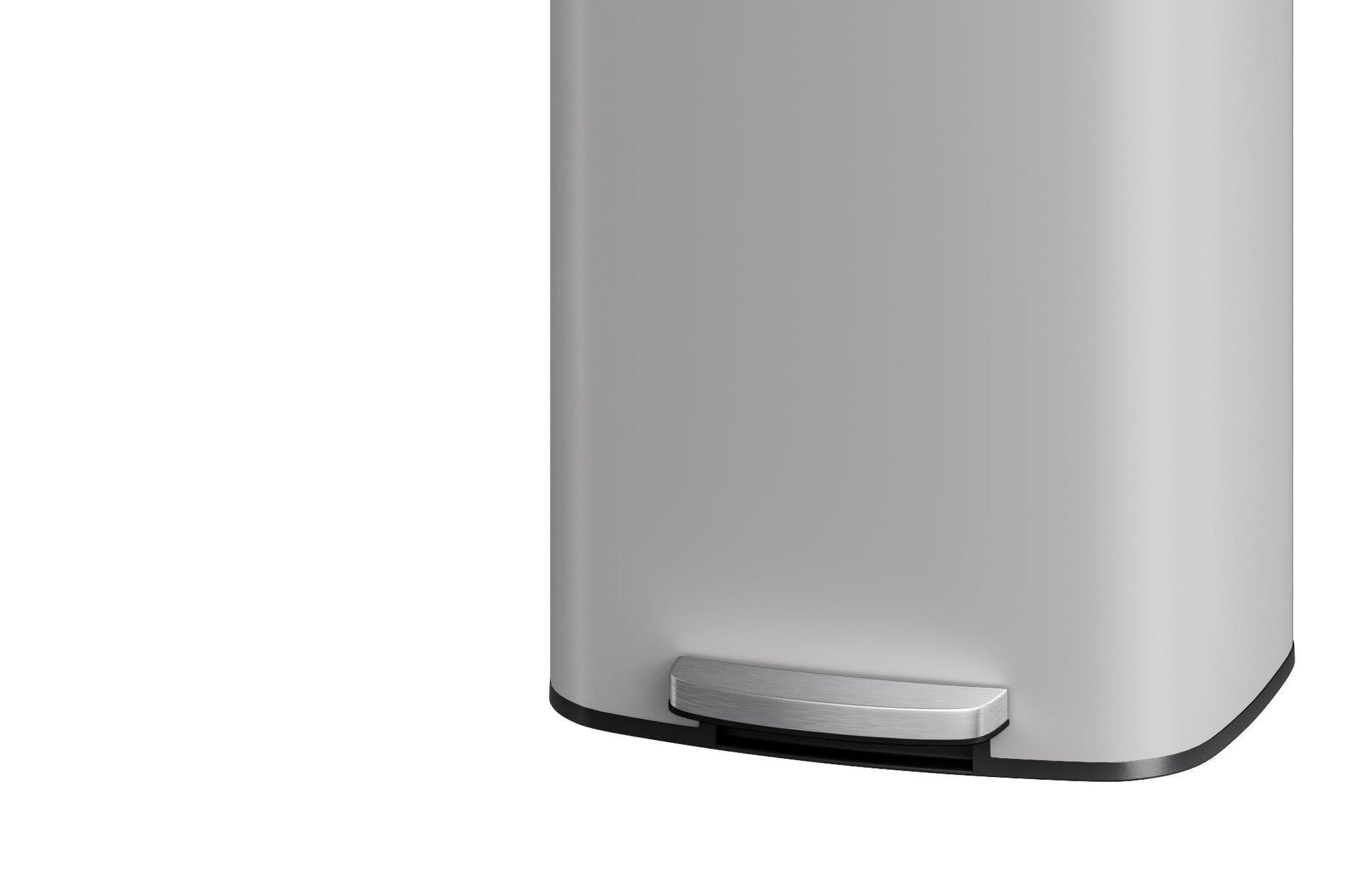 21 gal 80 L Metal Trash Can with Lid
