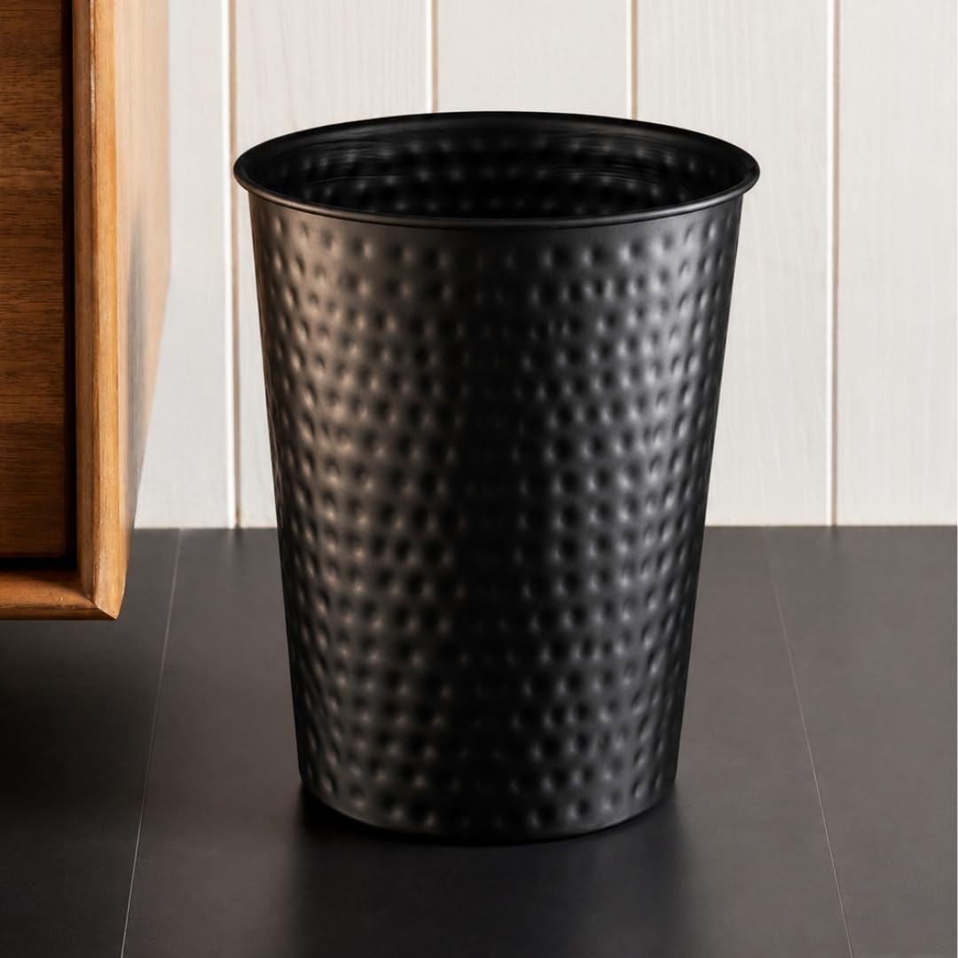 Metal Bathroom Trash Can