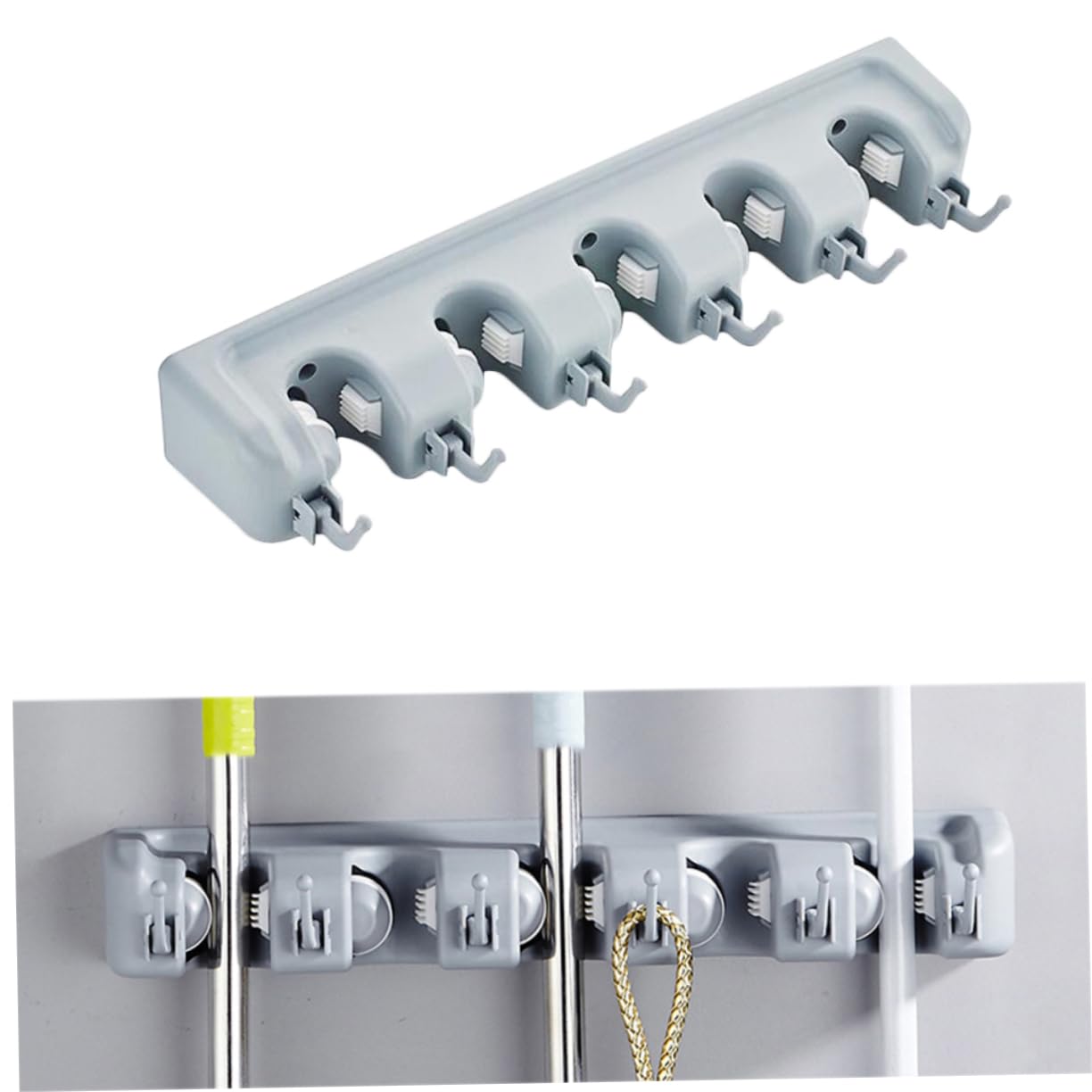 Brush Hanger Umbrella Wall Hanger Toiletries Organizer Preserved Flower Keychain Utensil Hanging Rack Hand Fans Storage Shelves Mop Holder Tool Organizer Deck Broom