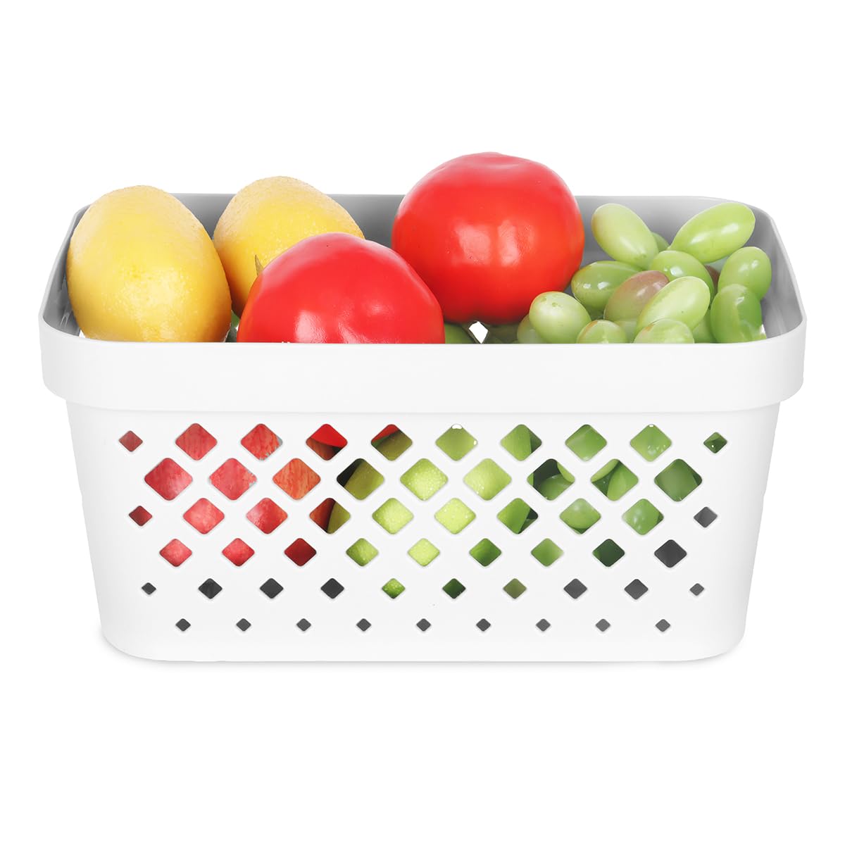 Plastic Baskets for Organizing (6 Count)
