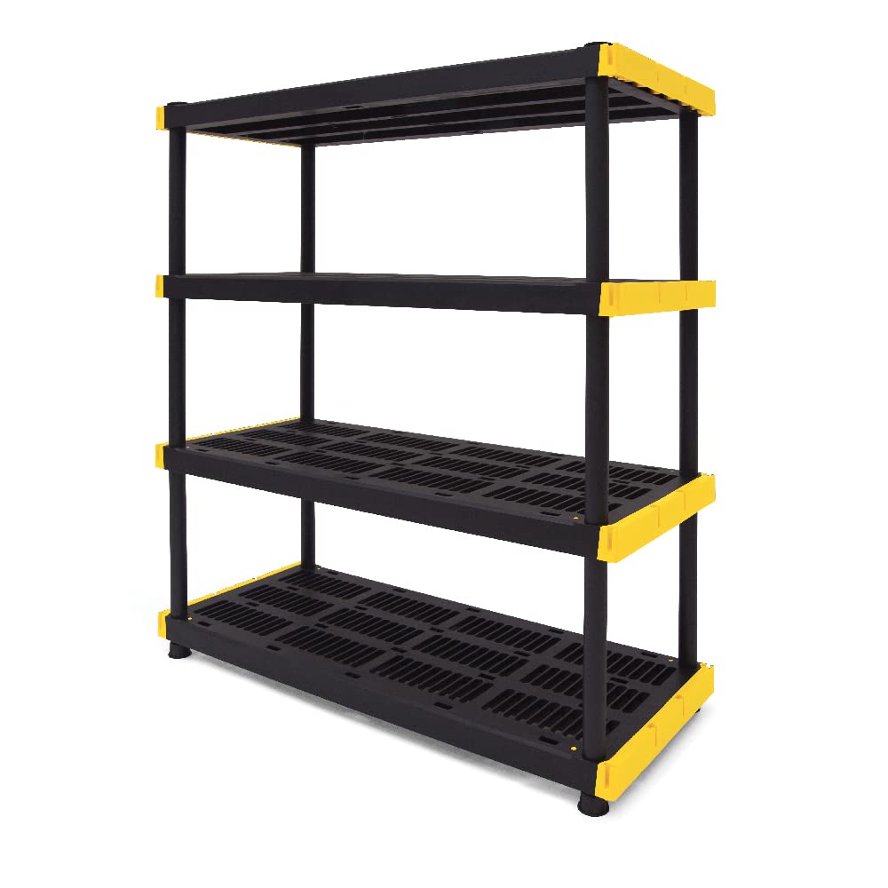 Heavy Duty 4 Tier Garage Storage Shelves + 4