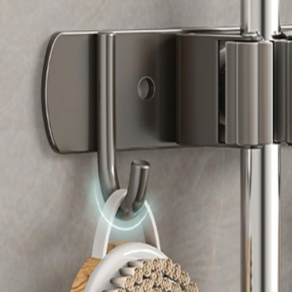 Wall Mount Mop and Broom Holder
