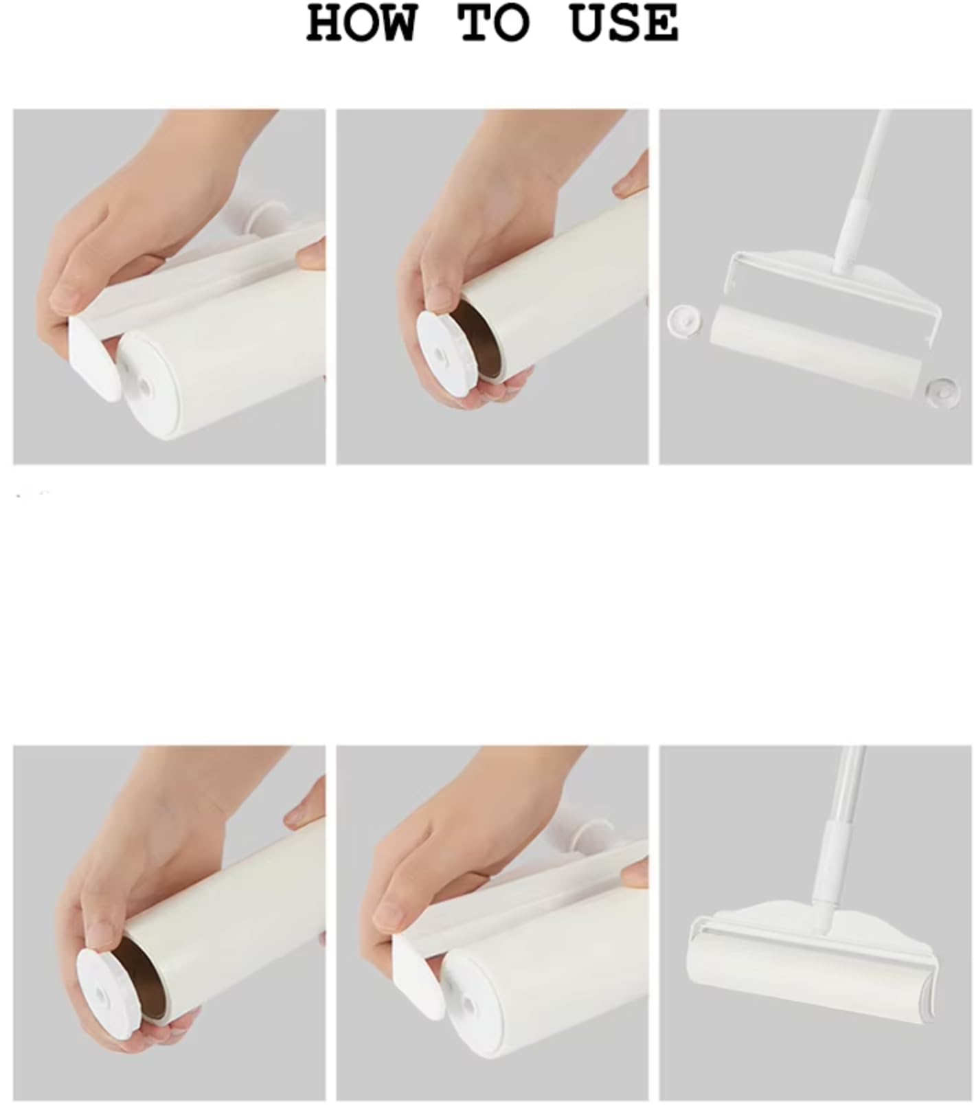 9.5" Extra Wide Lint Roller for Pet Hair Removal