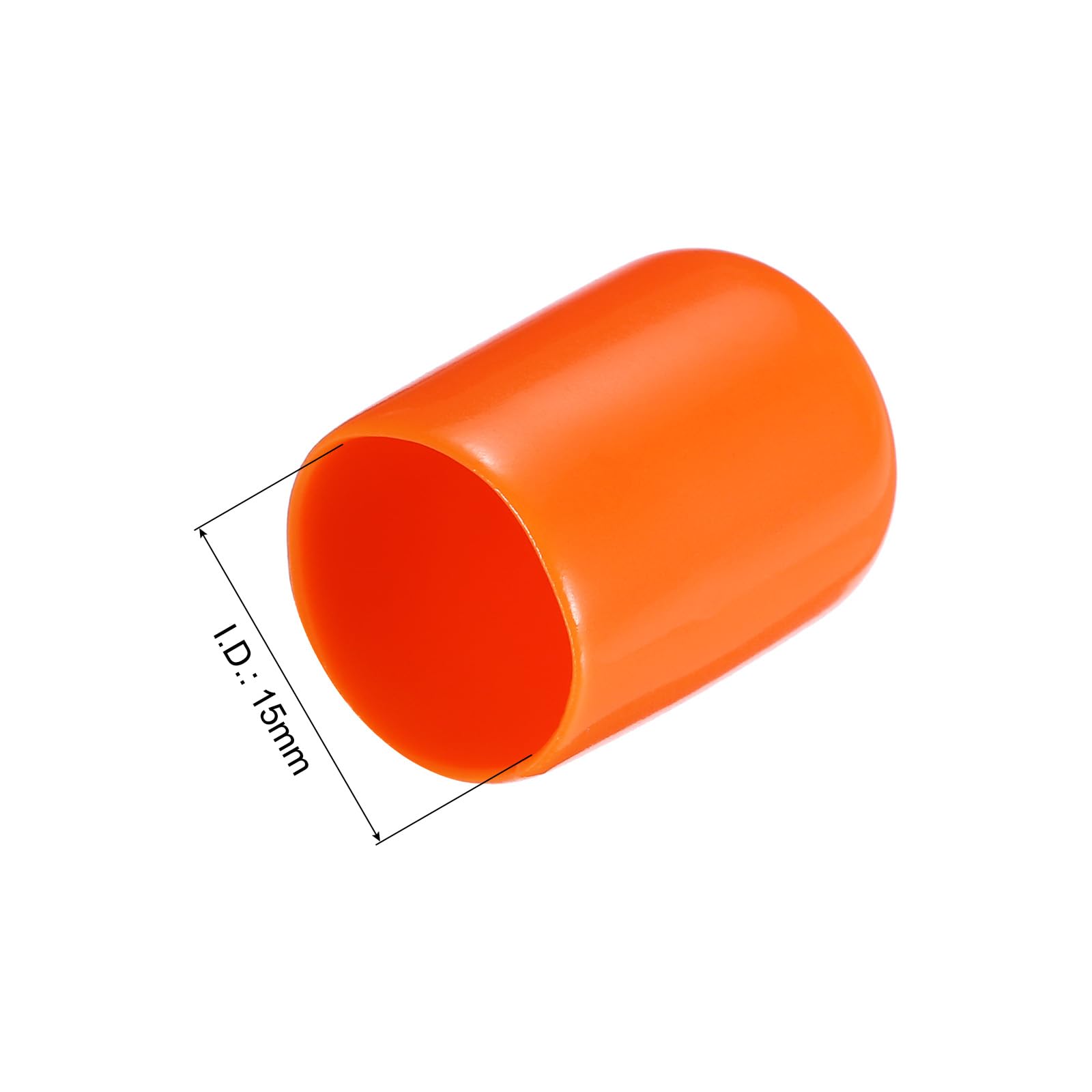 20pcs Rubber End Caps 15mm