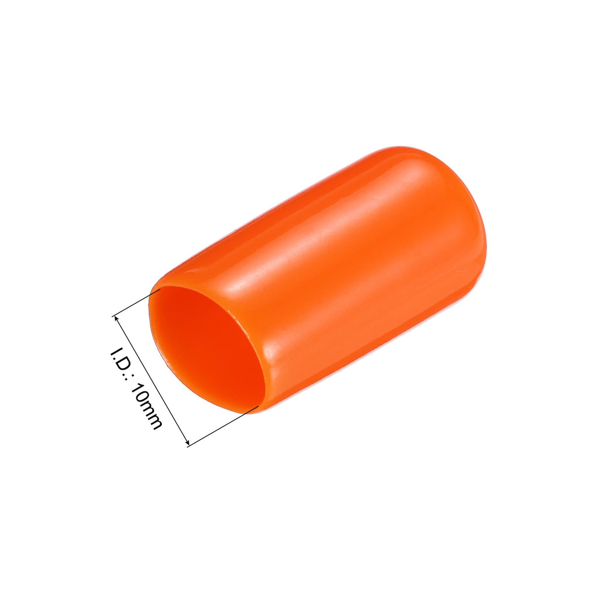 20pcs Rubber End Caps 10mm