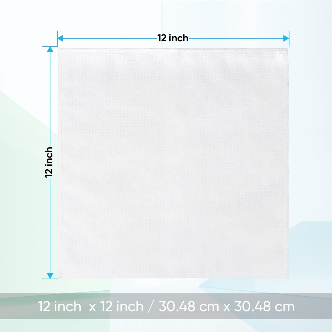 Microfiber Washcloths 12 Pack (12 Count)