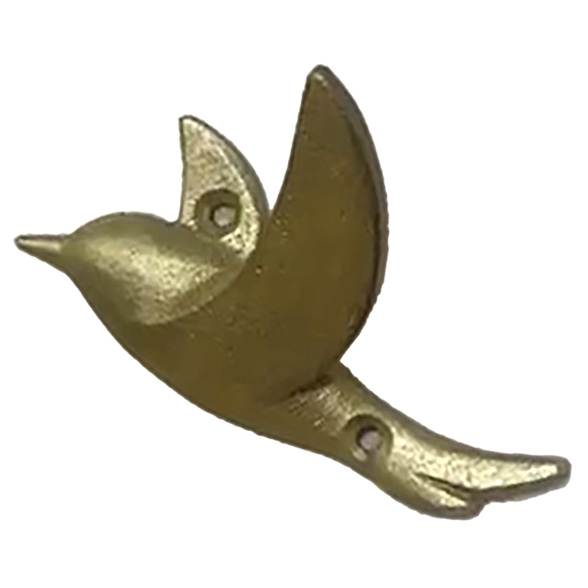 Flying Bird Iron Cast Decorative Bird Wall Mounted Coat Hooks (3 Count)