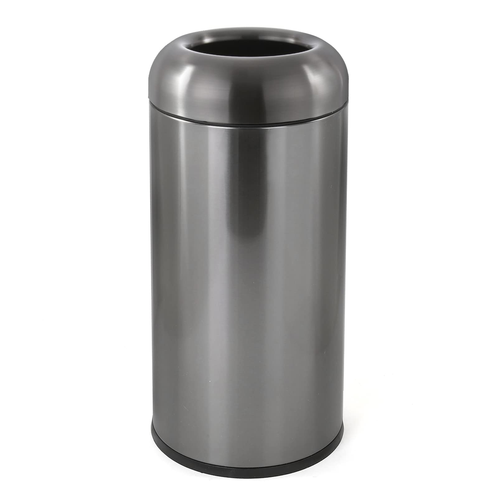 Large Trash Can Commercial Stainless Steel Garbage Can with Lid
