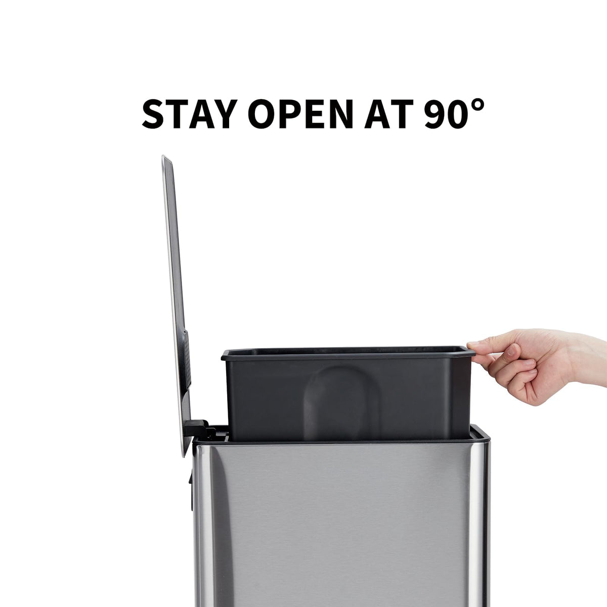 15 L Kitchen Step Trash Can