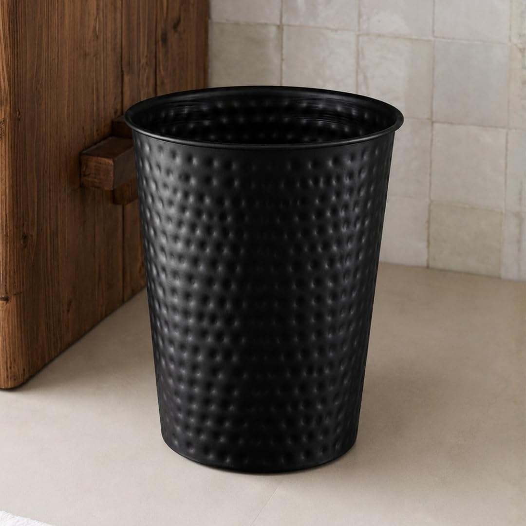 Metal Bathroom Trash Can