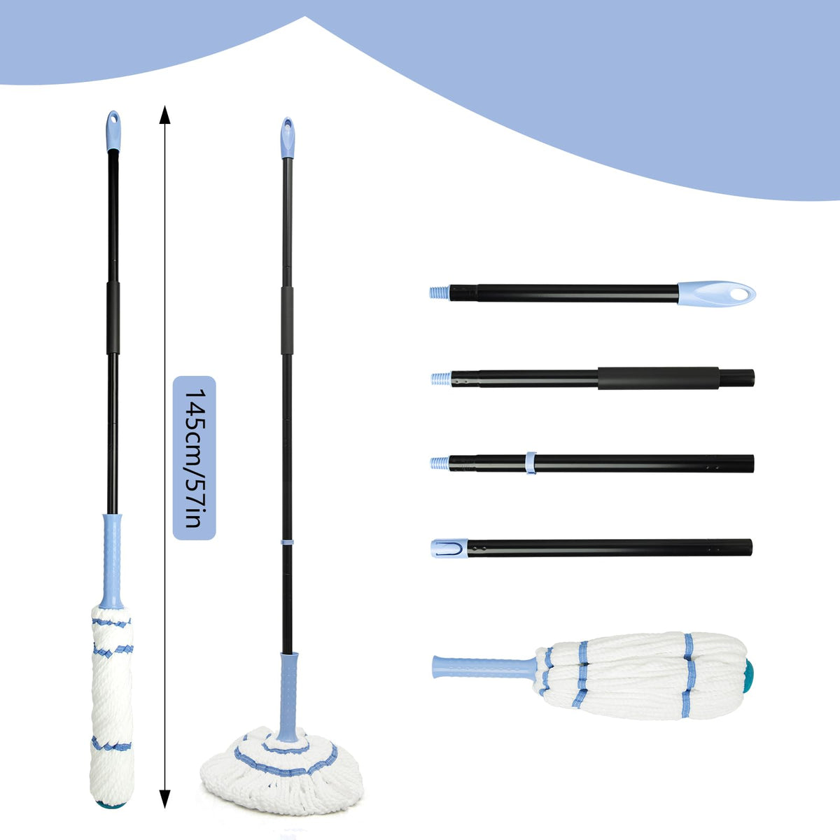 Self Wringing Twist Mop