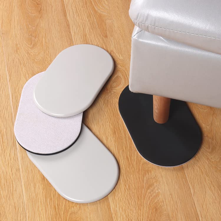 Large Furniture Sliders for Carpet and Hardwood Floors (8 Count)