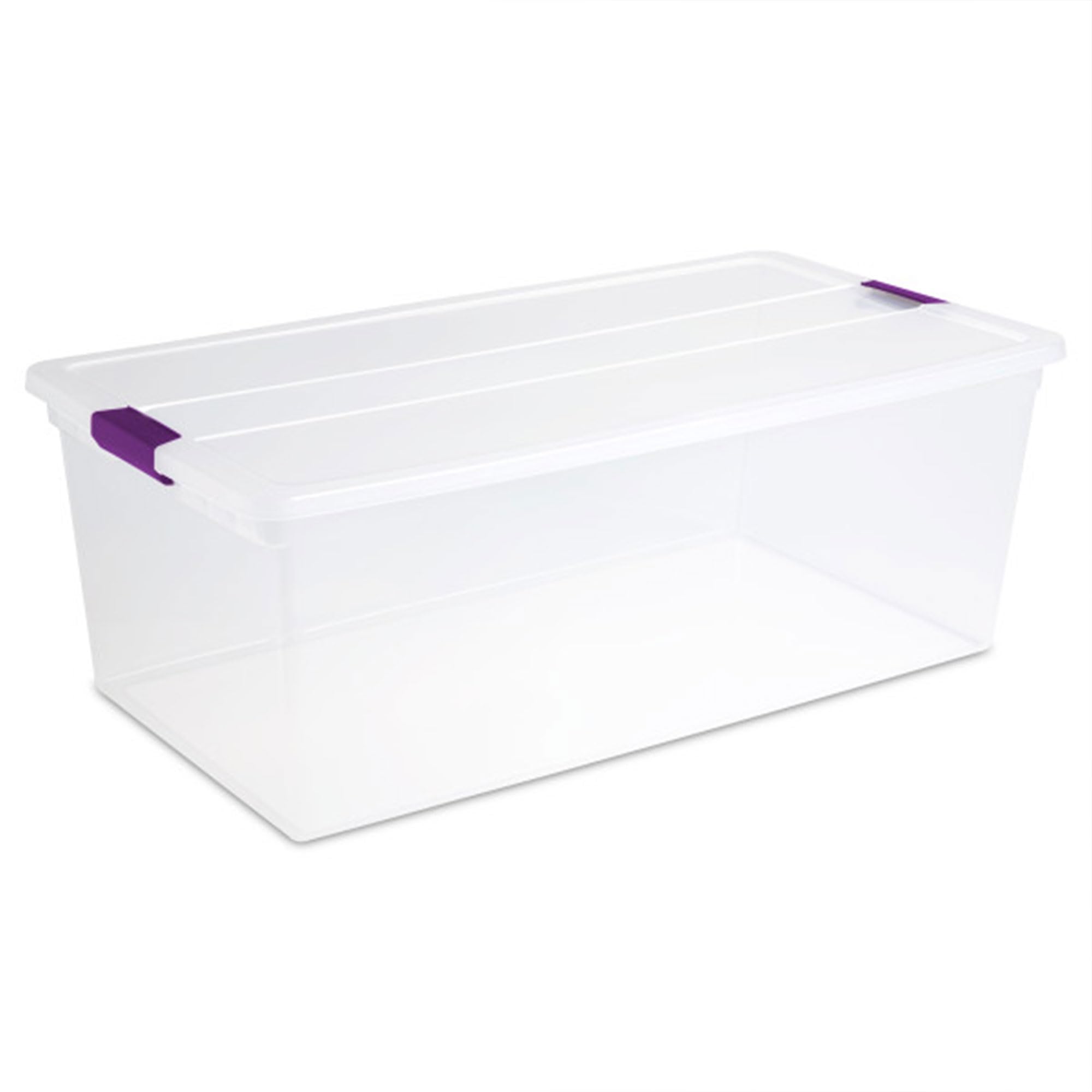 4 Pack 110 Quart ClearView Latch Box (4 Count)