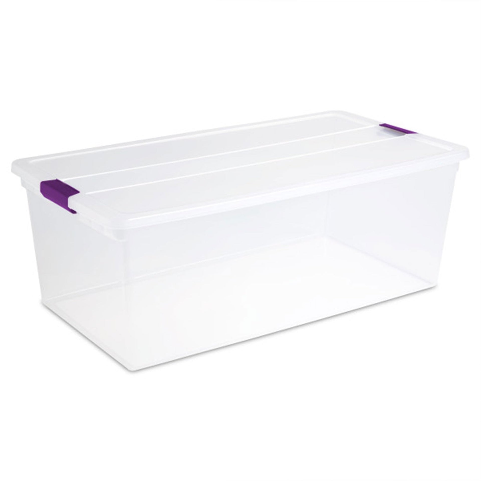 12 Pack 110 Quart ClearView Latch Box (12 Count)