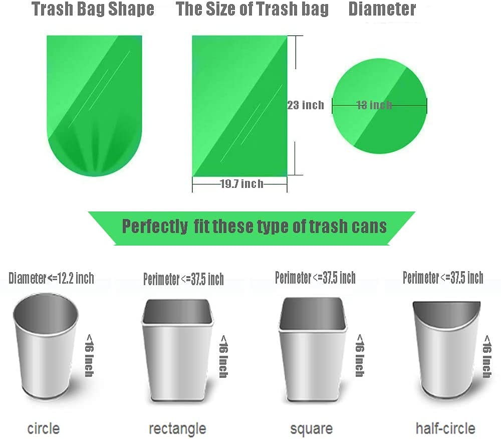 Small Trash Bags 4 (100 Count)