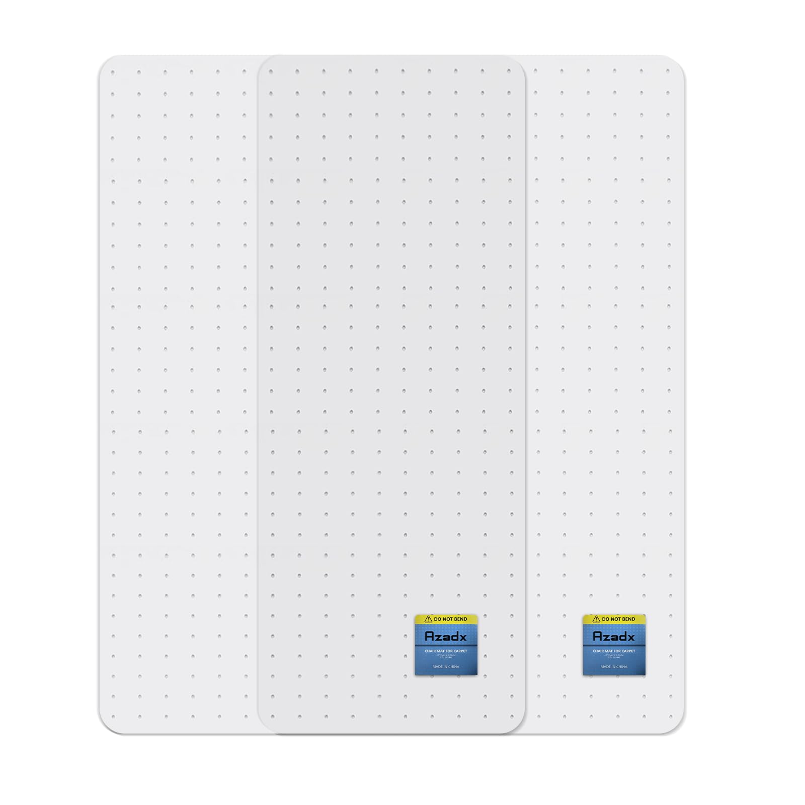 Heavy Duty Office Chair Mat for Carpet 32" x 48" Hard Material (2 Count)