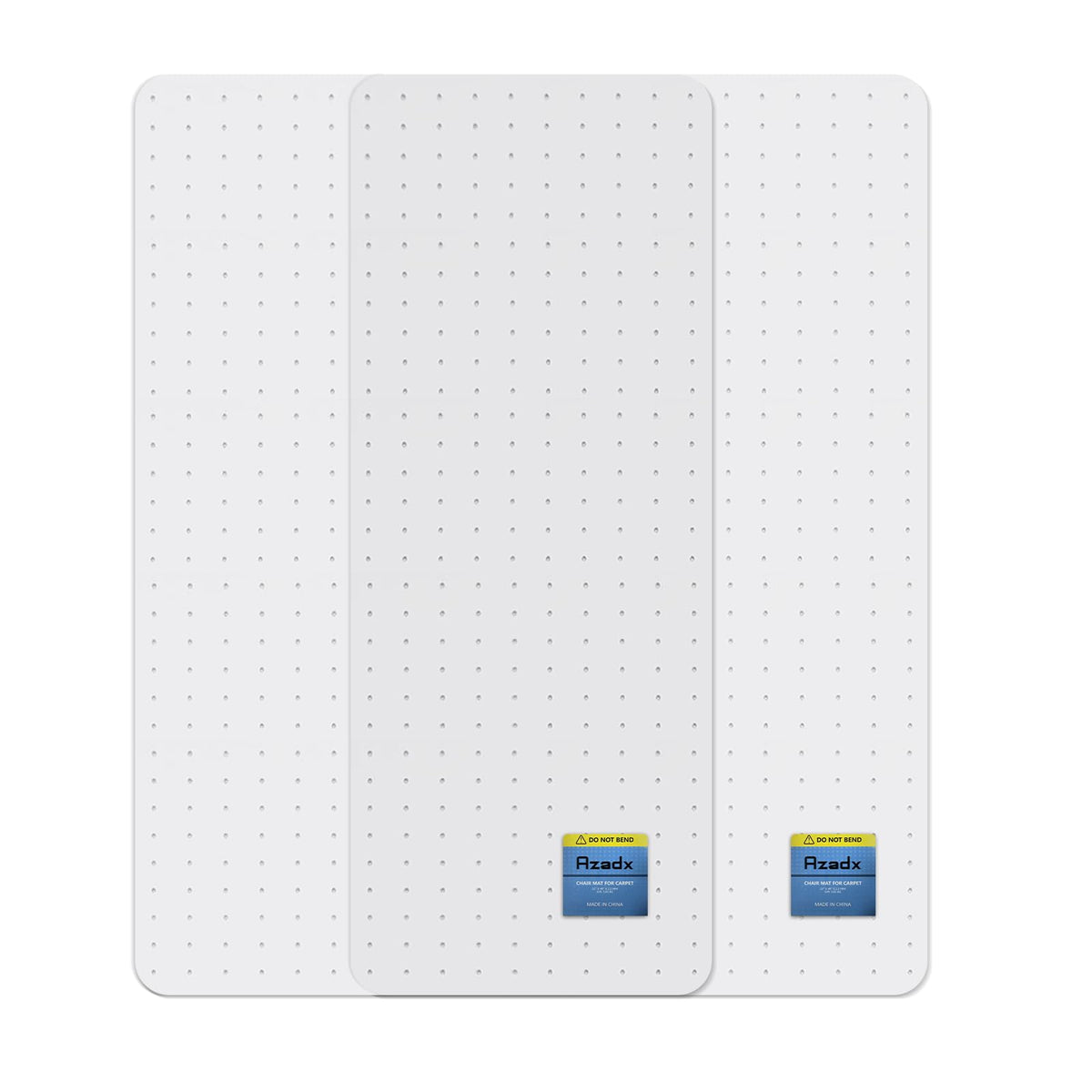 Heavy Duty Office Chair Mat for Carpet 32" x 48" Hard Material (2 Count)