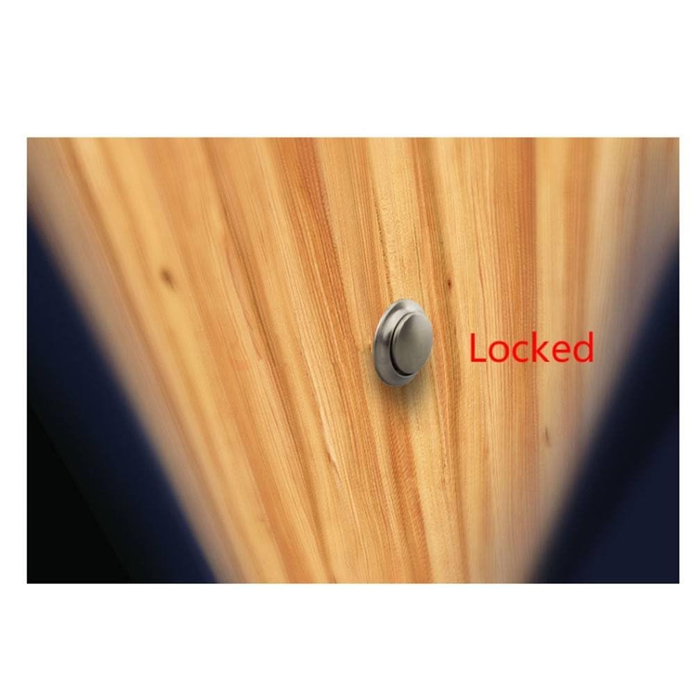 Set of 5 Push Button Latch Cupboard for RV Camper Motor Home Caravan (5 Count)