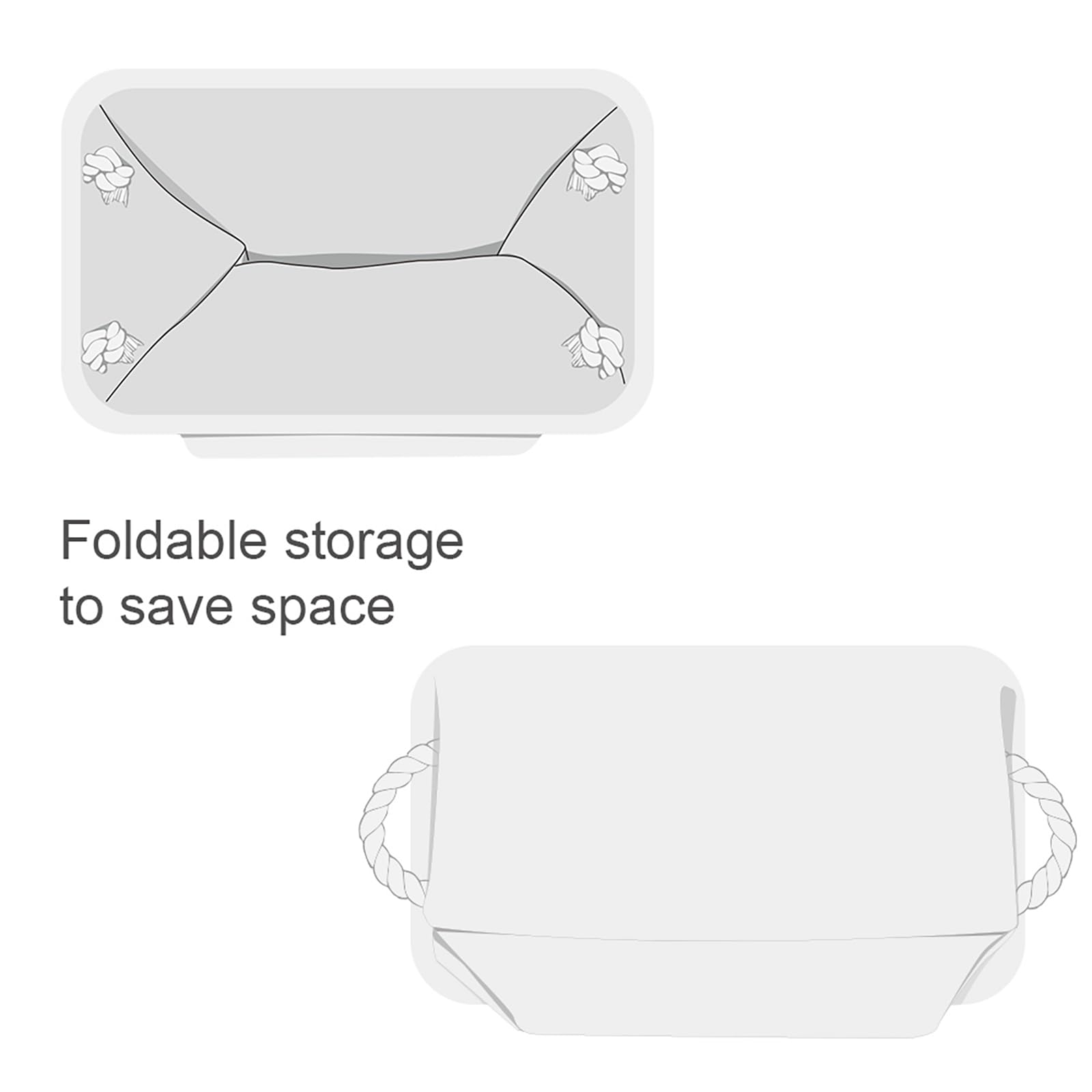 Storage Basket for Organizing (6 Count)
