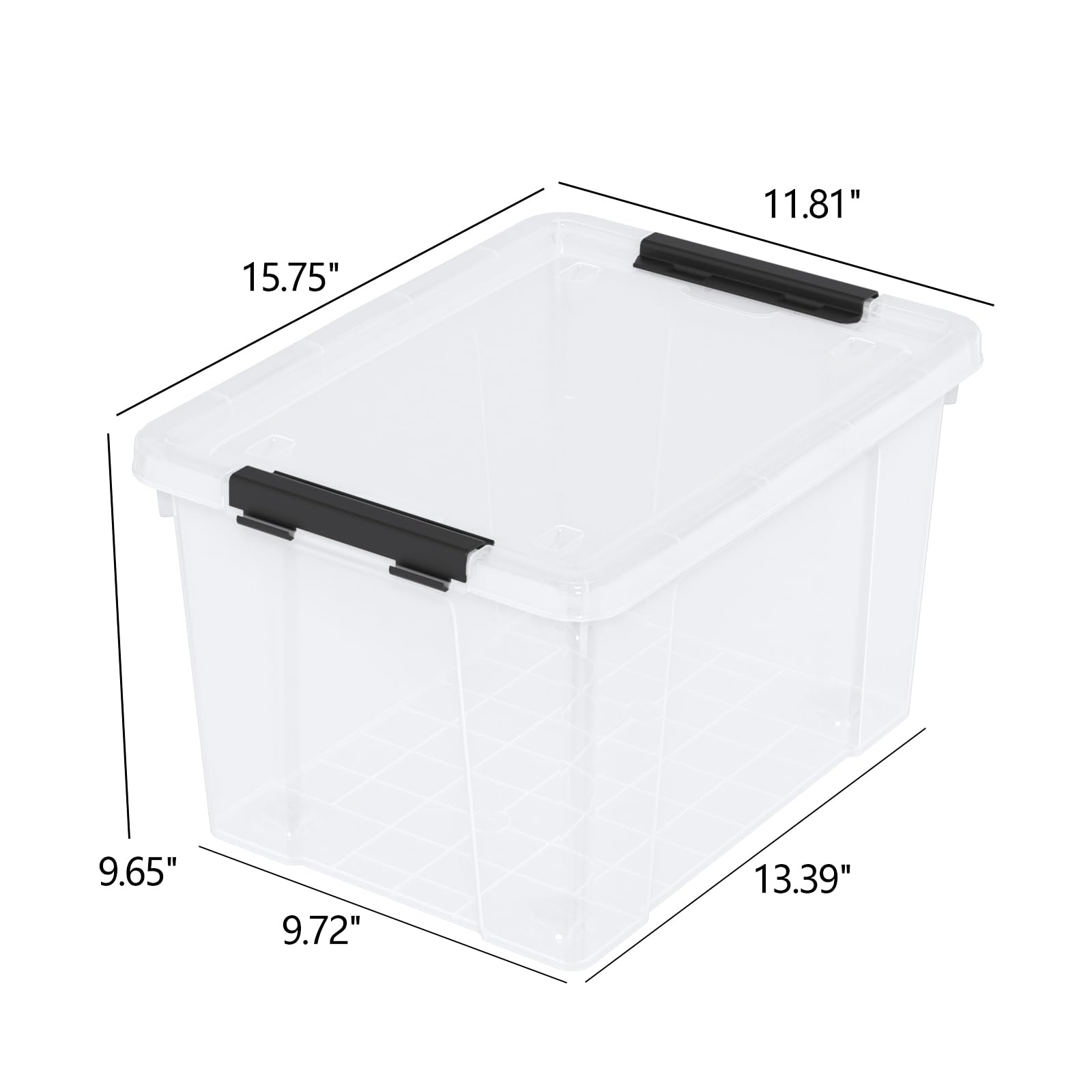 22 Qt Latching Storage Box (4 Count)