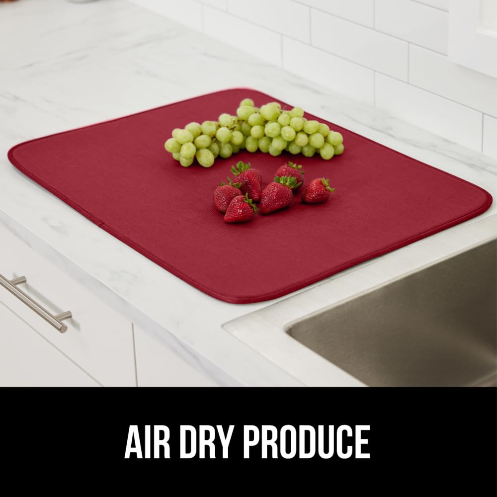 Ultra Water Absorbent Microfiber Dish Drying Mat (2 Count)