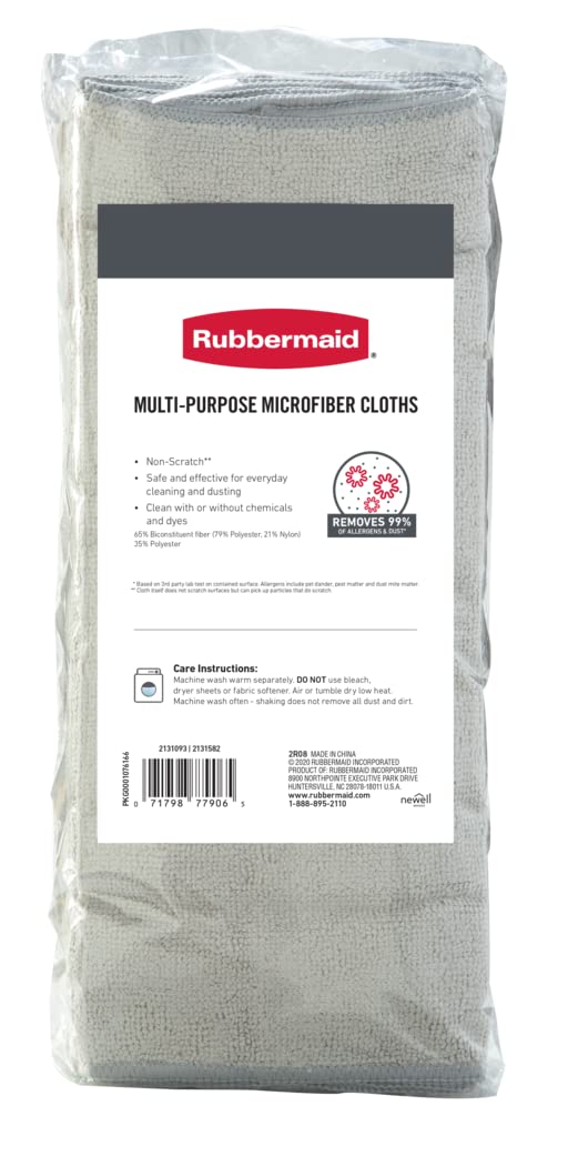 Microfiber Cloth Towels 24 Pack 14"x14" Non (24 Count)