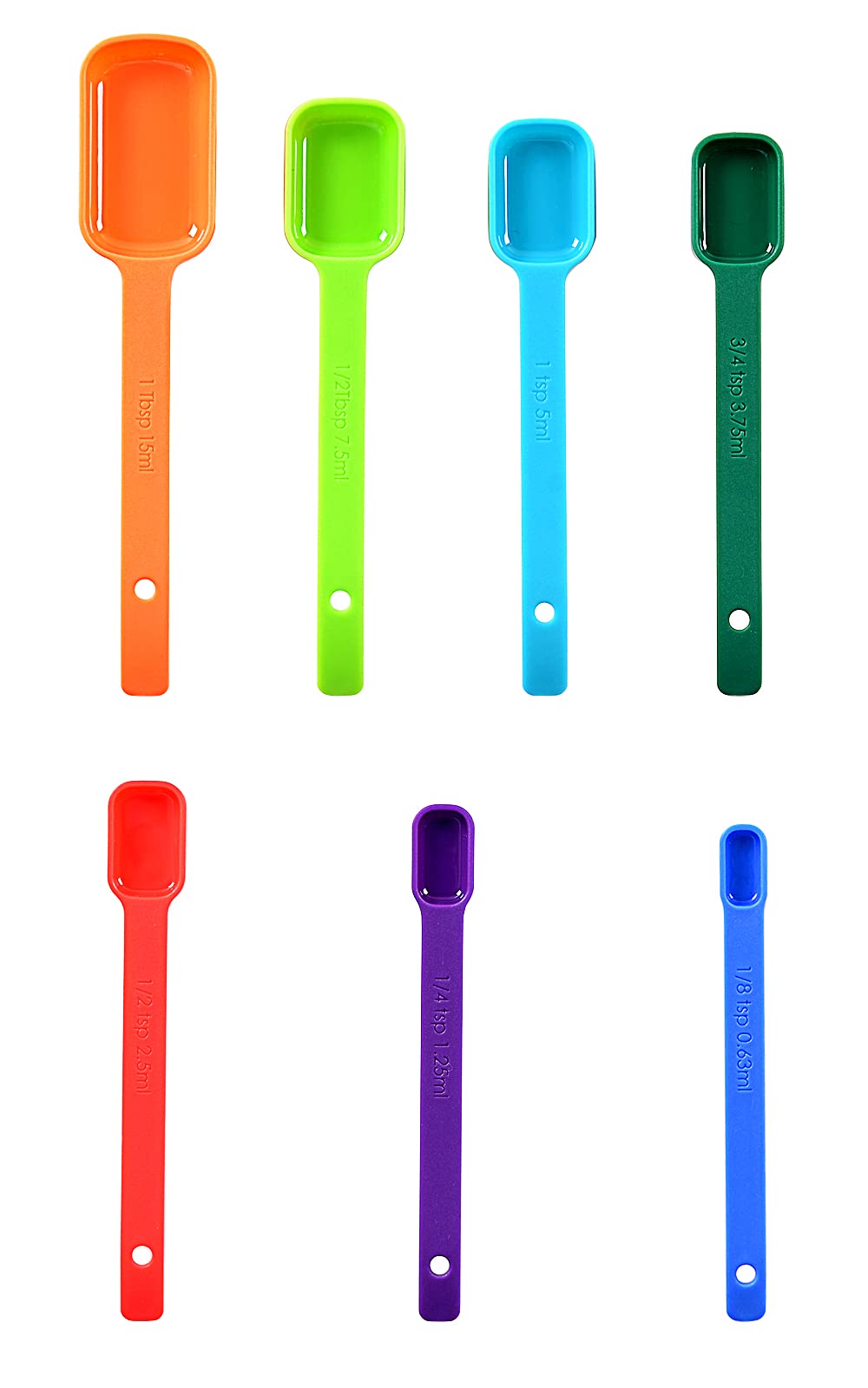 Plastic Measuring Spoons 8 (8 Count)