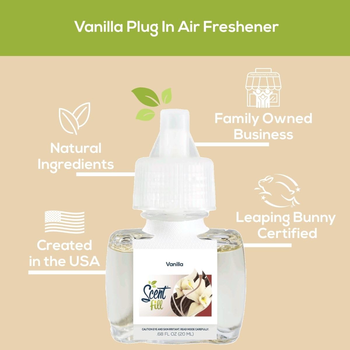 Vanilla Plug in Air Freshener (2.72 Fl Oz)