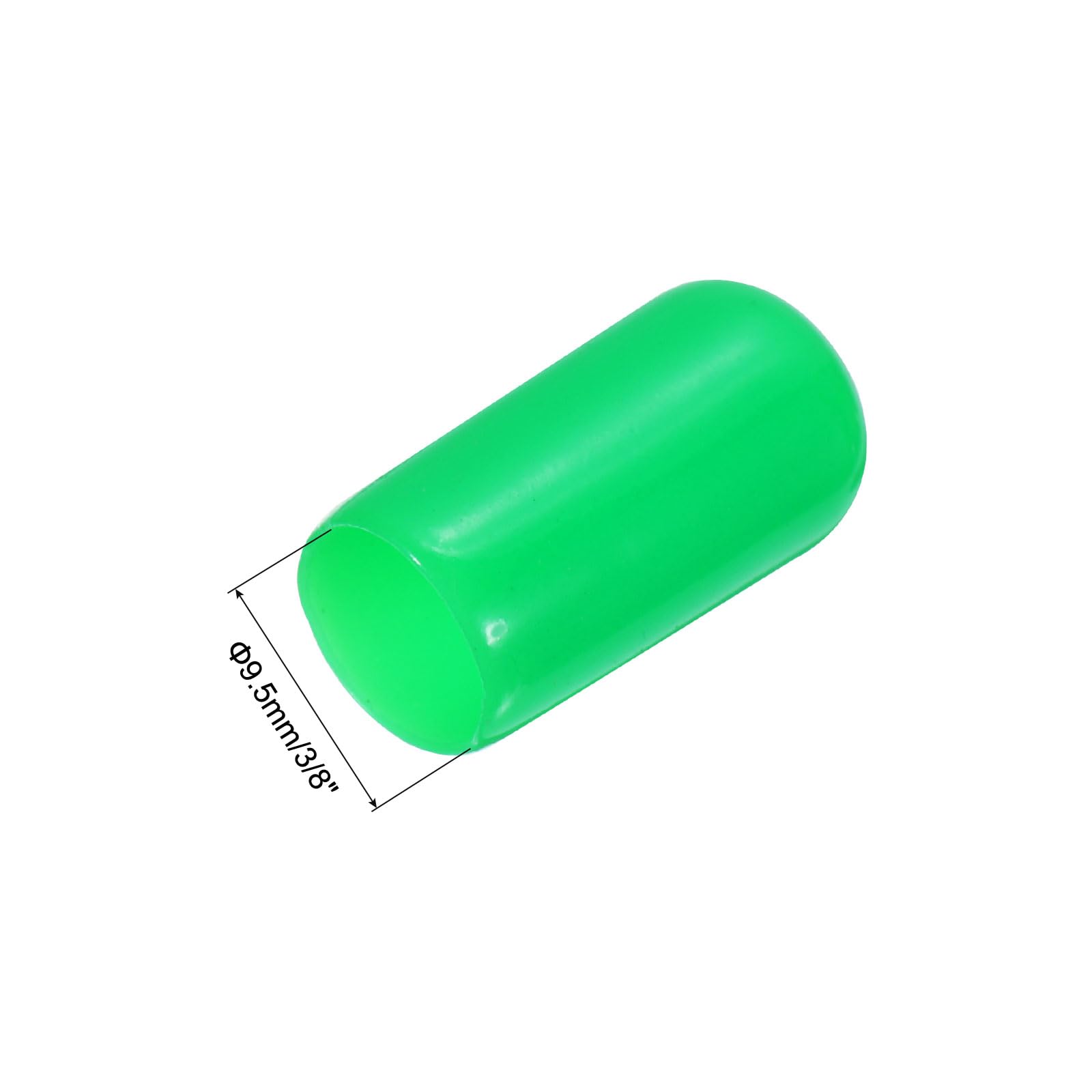 20pcs Rubber End Caps 9.5mm