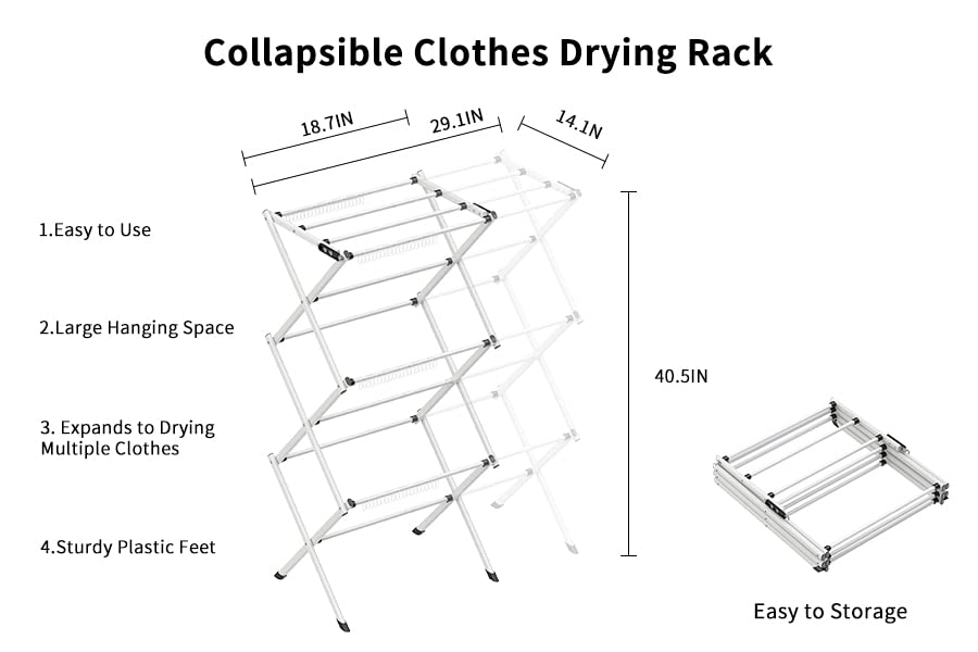 3 Tier Clothes Drying Rack