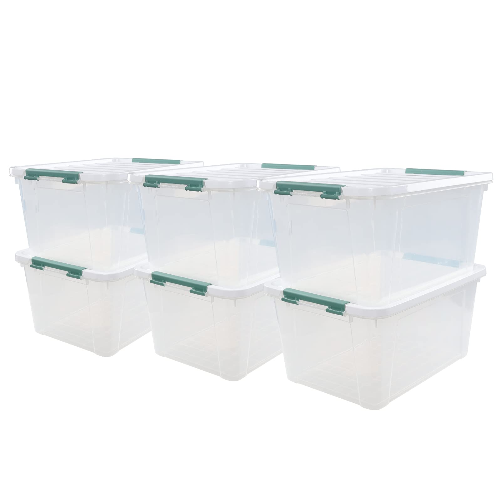 6 Pack 20 L Plastic Storage Box (6 Count)