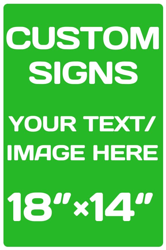 Personalized Aluminum Weatherproof Metal Signs