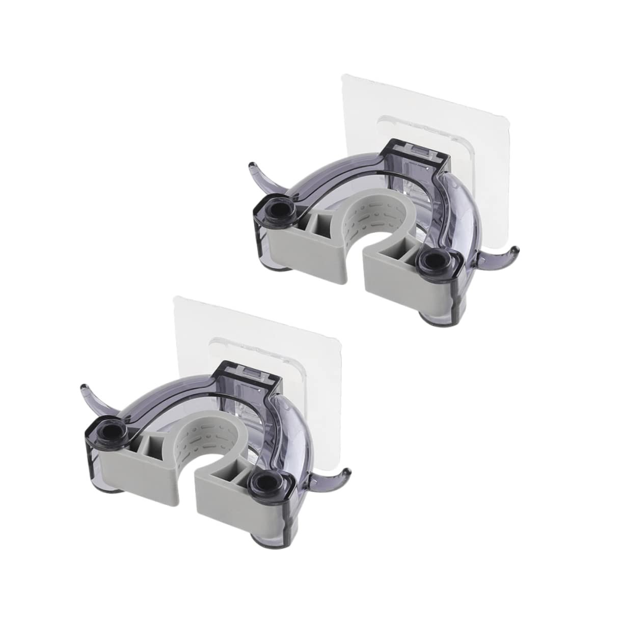 2pcs Mop Holder Clip Broom Hanger Wall Mount Mop Organizers Broom Hangers for Wall Bathroom Organizer