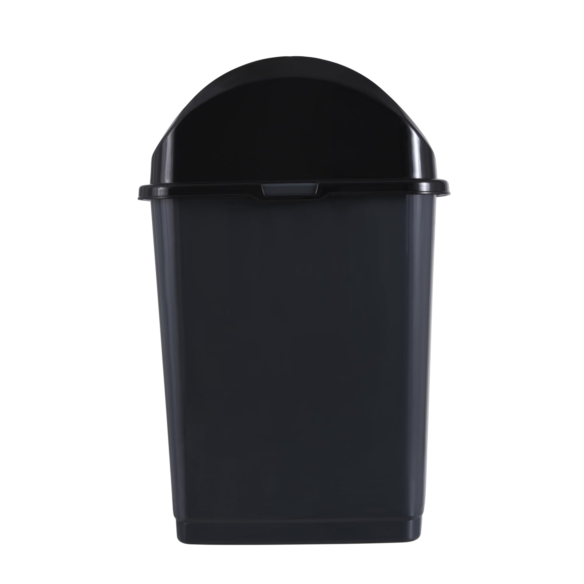 Trash Can for Dorm Room with Lid 4.5 Gallon Plastic Garbage Can with Swing Top Lid