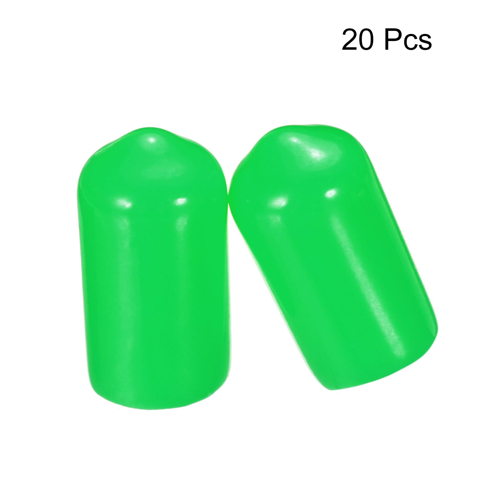 20pcs Rubber End Caps 8mm