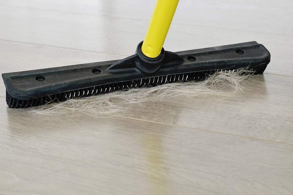 Pet Hair Removal Rubber Broom