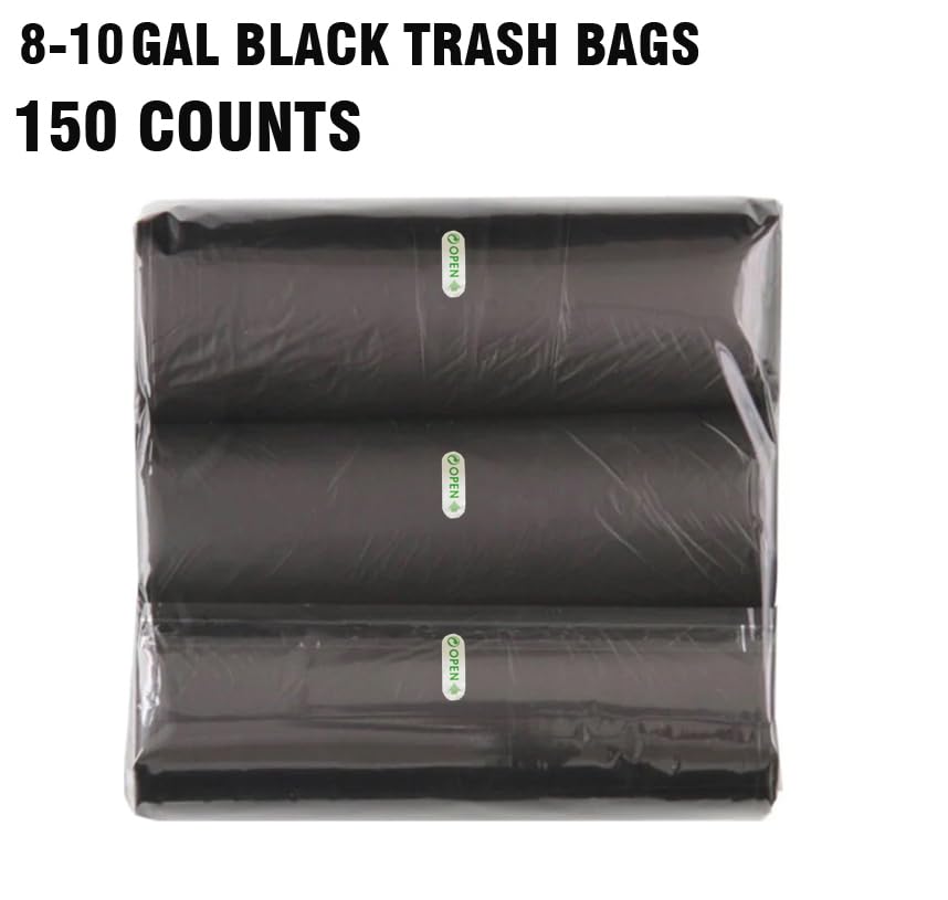 8 10 Gallon Trash Bags (150 Count)