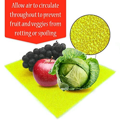 Fruit & Veggie Life Extender Liner for Fridge Refrigerator Drawers (5 Sq Ft)