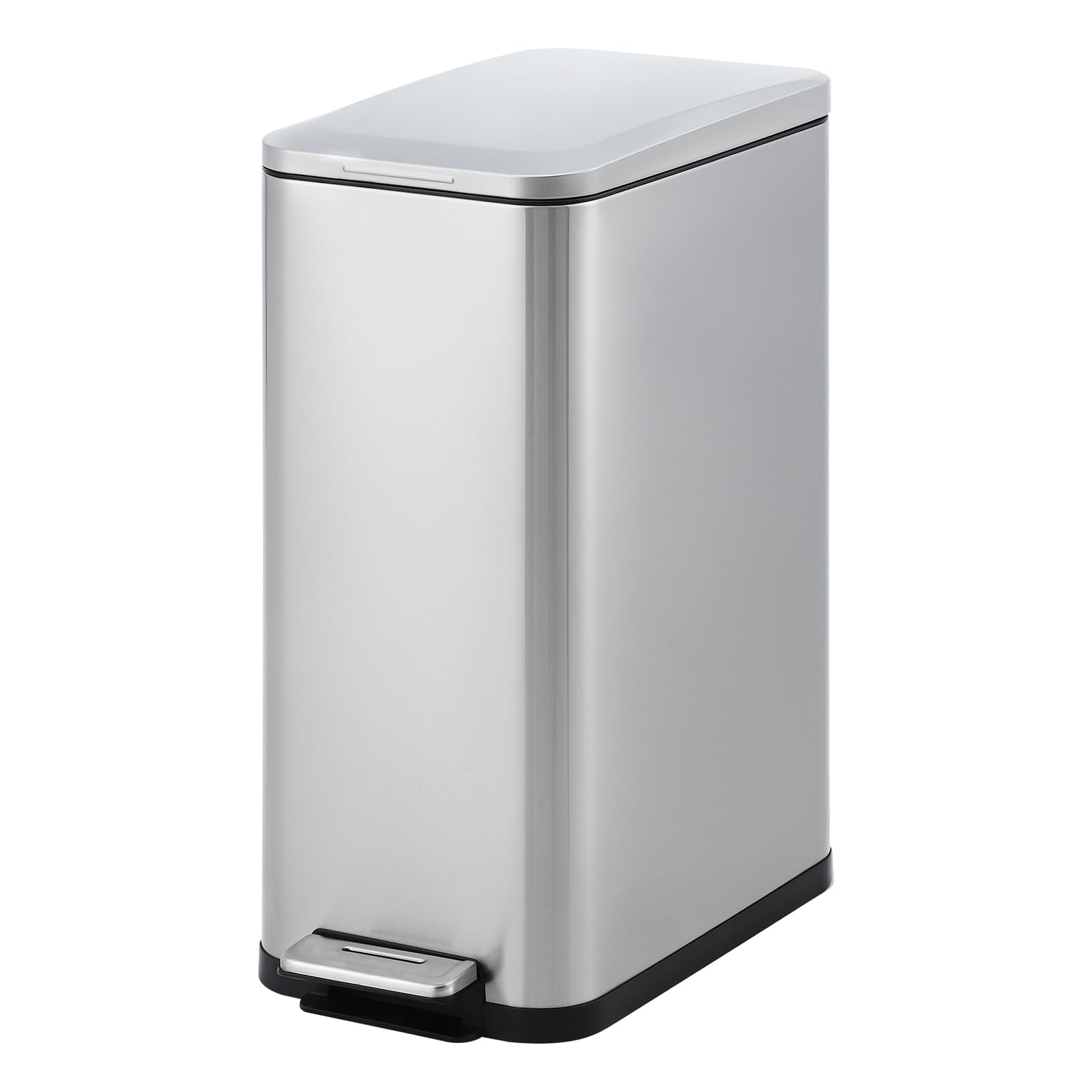 13 Gal Kitchen Trash Can Stainless Steel Step
