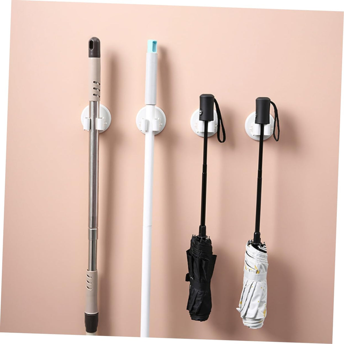 6pcs Mop and Broom Holder Wall